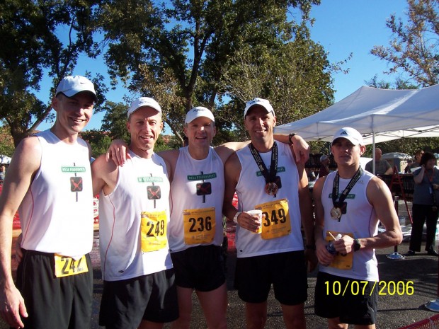 Five teammates achieved the sub-3 hour marathon in St. George, Utah.