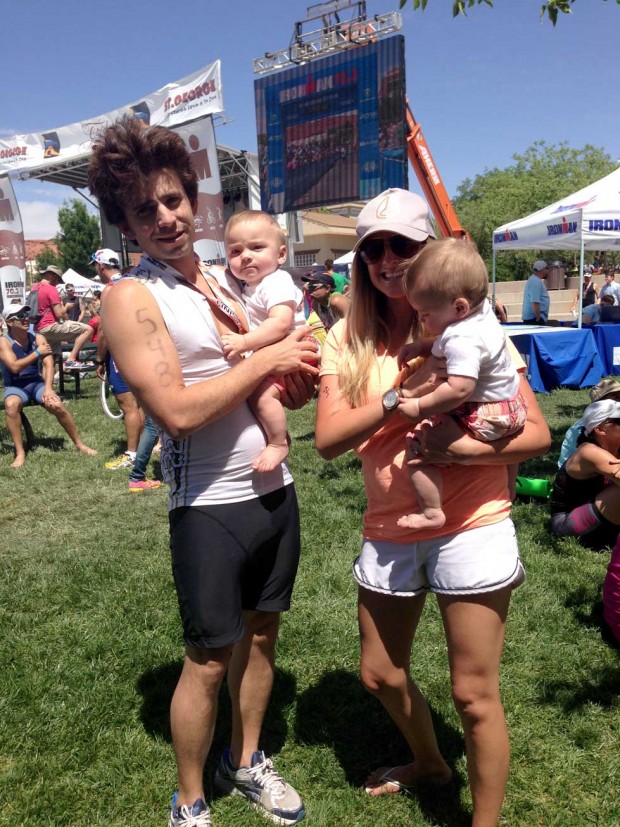 Post IMStG 2014 with wife and twins and my usual race fro. Throwback....