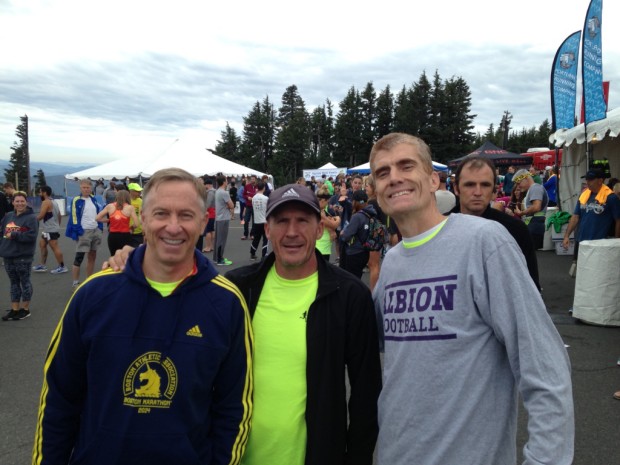 JG and GT, Mount Hood parking lot before the start of the race.