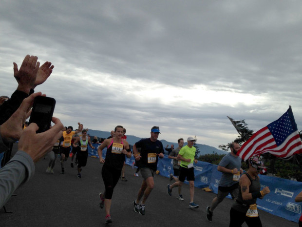 Jeff begins a 25 hour race with a 5 mile punisher running down Mt. Hood.