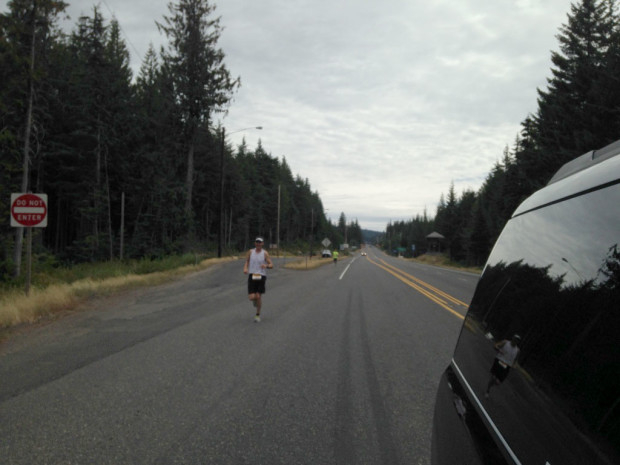 Ben on leg 2 - Hood to Coast 2015