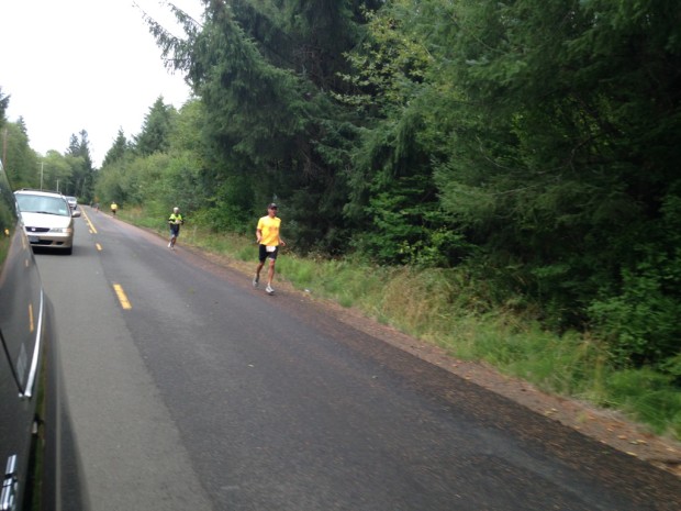 195 miles of seeing people spread out like this.  That's Marlo counting kills on his fingers!